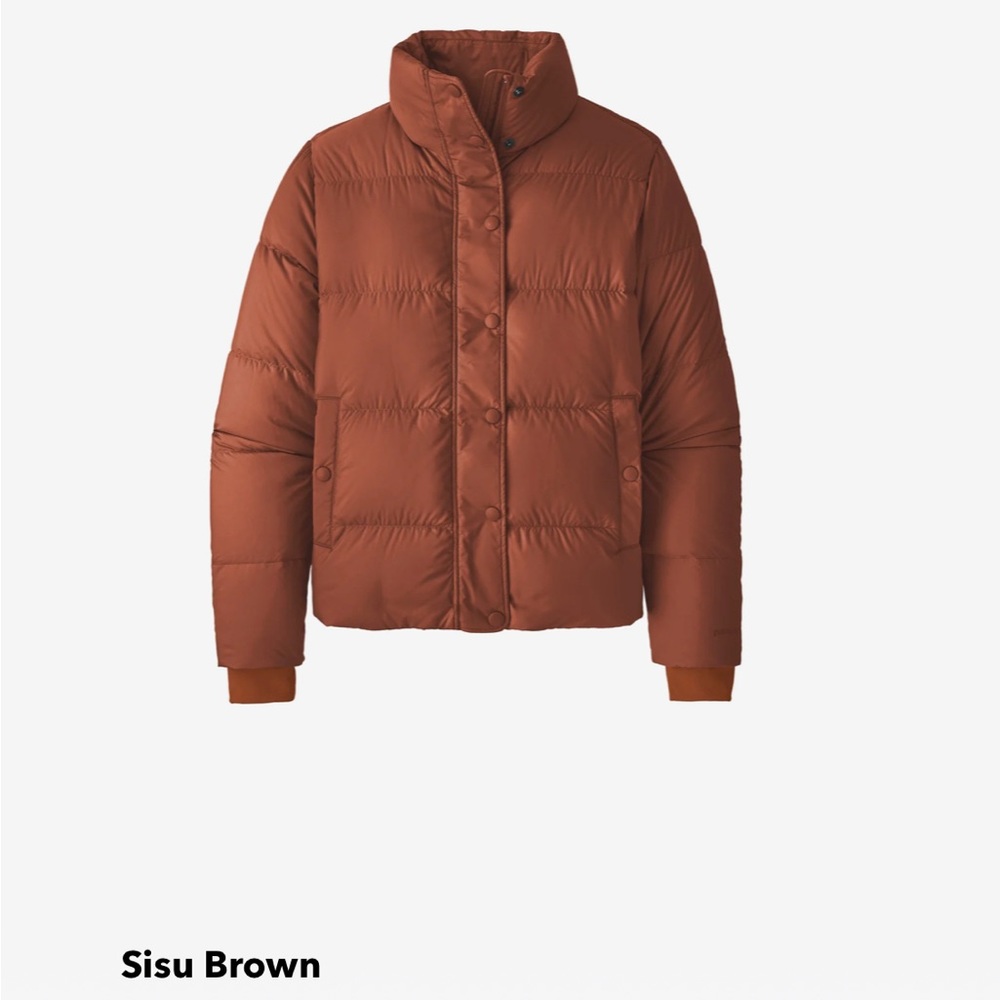 NWT Patagonia Sisu Brown W’s Silent Down Puffer Jacket